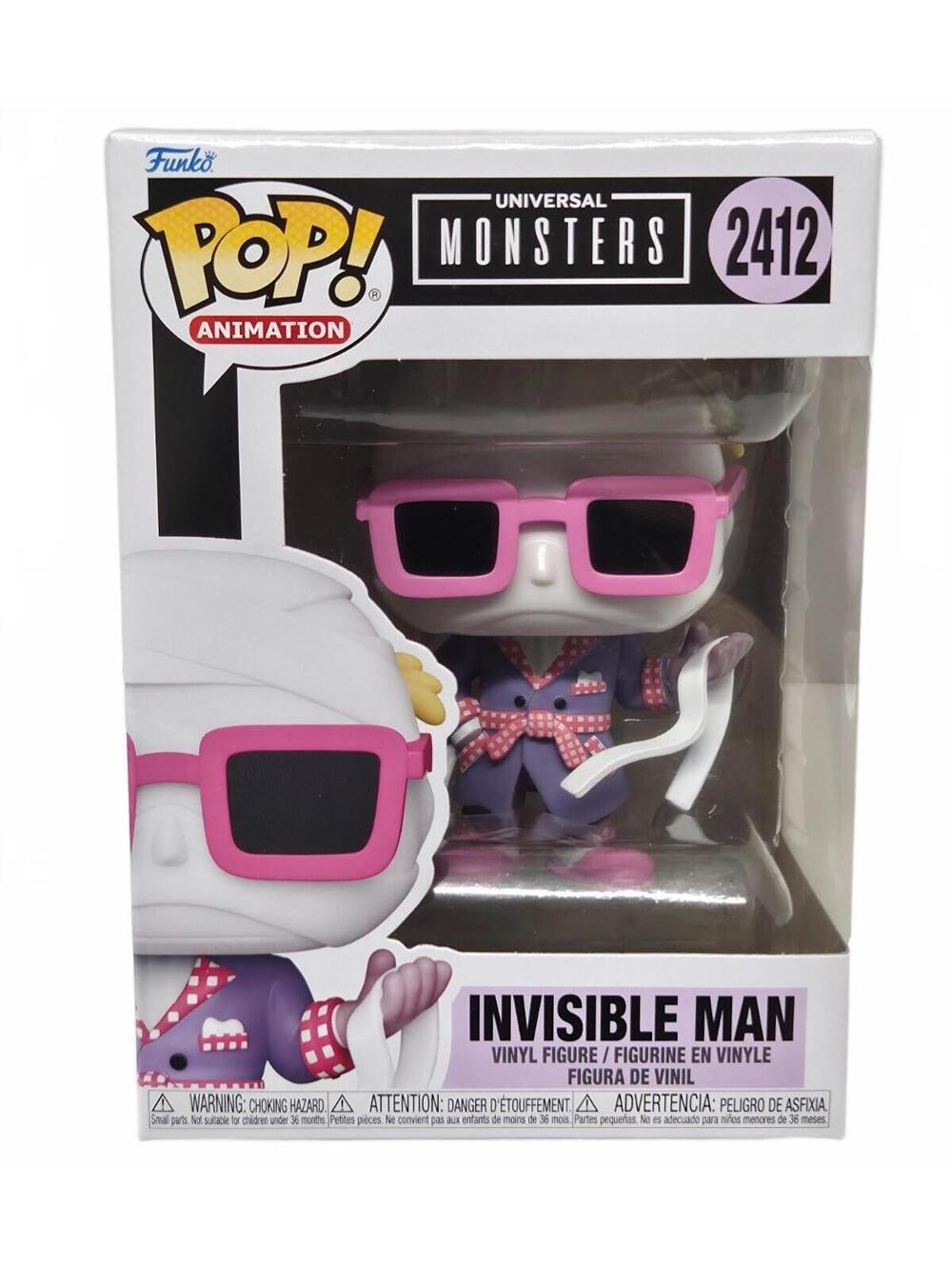 Funko Pop! Animation Universal Monsters Invisible Man Vinyl